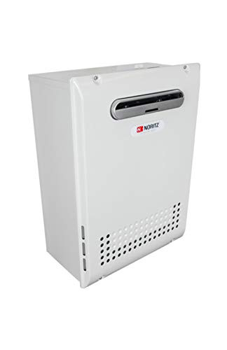 NORITZ NRC111ODNG 199,900 BTUH, 11.1 GPM - Residential Condensing Outdoor (Natural Gas), White.