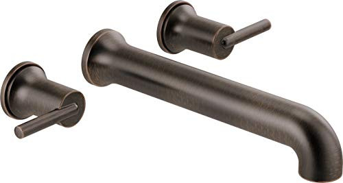 Delta DT5759RBWL Trinsic Wall Mounted Tub Filler Venetian Bronze T5759RBWL.
