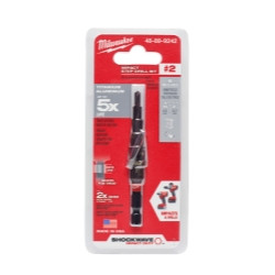 MILWAUKEE MLW48-89-9242 #2 3/16 - 1/2" Impact Step Drill Bit.