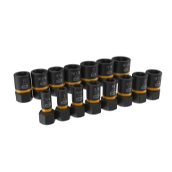GearWrench KDT84783 15PC 1/4 and 1/2 Dr Bolt Biter Extraction Socket.