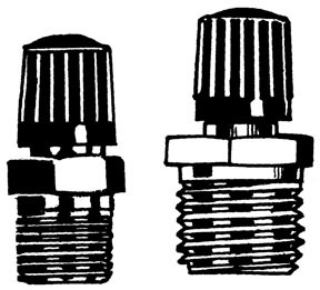 Milton Industries MIL-684-4 Milton 1/4" NPT Tank Valve - Box of 10.