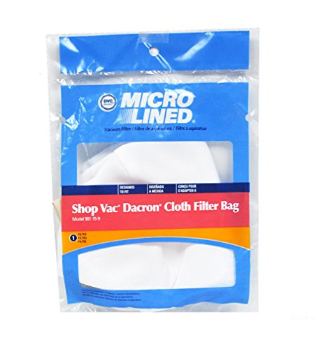 Home Care SVR-1801 Filter, ShopVac 901-15-19 Supr Perform Dacron 1Pk