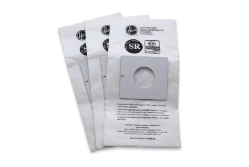 HOOVER COMPANY H-401010SR Paper Bag, Type SR Duros Canister 3 Pk.