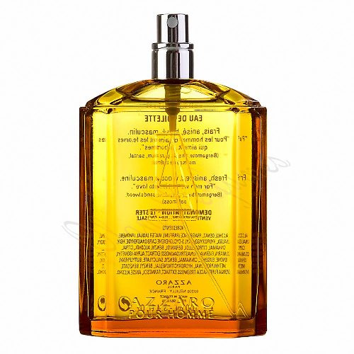 Azzaro TMAZZARO3.4EDTSPR by 3.4 OZ EAU DE TOILETTE SPRAY MEN TESTER 1978