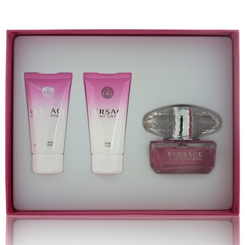 BRIGHT CRYSTAL GSWVERSACEBRIGH3P1.7 VERSACE by VERSACE 3 PIECE GIFT SET - 1.7 OZ EAU DE TOILETTE SPRAY, 1.7 OZ BODY LOTION, 1.7 OZ SHOWER GEL WOMEN GIFT SET