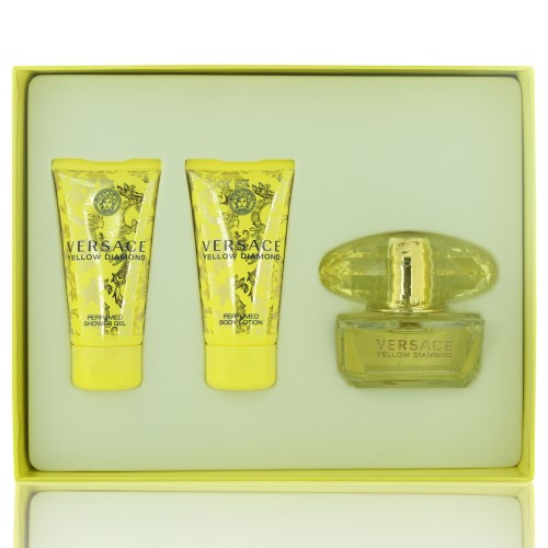 YELLOW DIAMOND GSWVERSACEYELLOW3P1. VERSACE by VERSACE 3PC Gift Set - 1.7 OZ EAU DE TOILETTE SPRAY, 1.7 OZ BODY LOTION, 1.7 OZ SHOWER GEL WOMEN GIFT SET 2011