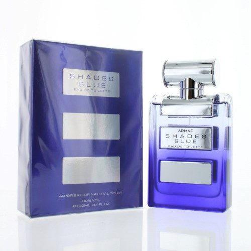 SHADES BLUE ZZMSHADESBLUE34EDTSP by ARMAF 3.4 OZ EAU DE TOILETTE SPRAY MEN BOX