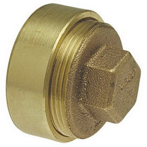 "Nibco" E170350 Nibco 816-S Cast Bronze DWV Flush Fitting Cleanout With Plug, 3"