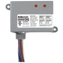 RIB RELAYS 65320 Functional Devices Enclosed Pilot Relay, 10 Amp 2 Spdt with 10-30 Vac/Dc/120 Vac Coil
