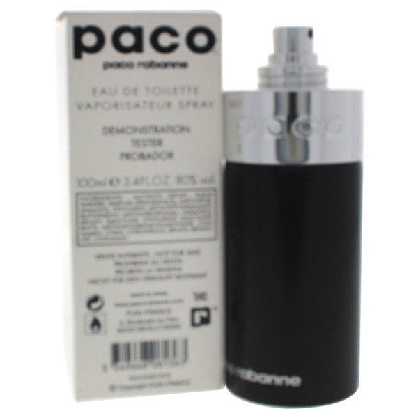 1 Million Cologne U-T-1651 Paco By Unisex Fragrance 3.4oz/100ml Eau De Toilette Spray Silver Bottle Tester