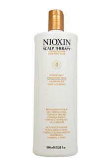 Nioxin U-HC-1113 System 3 Scalp Therapy Conditioner For Fine Chemically Enhanced Hair 33.8 oz Scalp Therapy Unisex