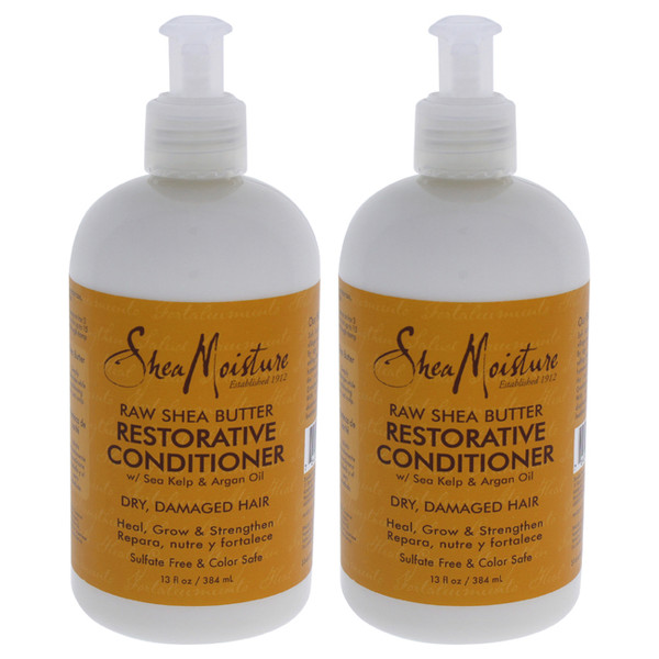 Shea Moisture K0000003 Raw Shea Butter Restorative Conditioner by for Unisex - 13 oz Conditioner - Pack of 2