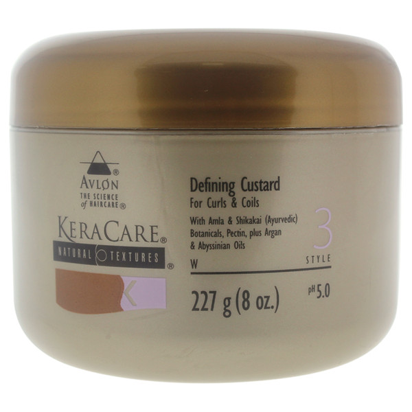 Avlon U-HC-11687 Keracare Natural Textures Defining Custard, 8 Ounce