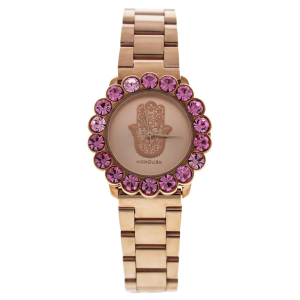 Manoush W-WAT-1505 MSHSCRG Scarlett Hand - Rose Gold Stainless Steel Bracelet Watch