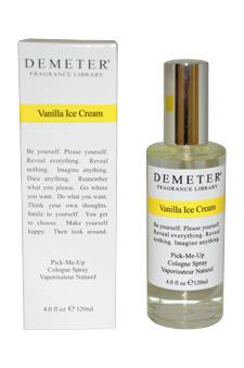 Demeter W-3848 Vanilla Ice Cream 4 oz Cologne Spray Women Smells like an edible vanilla bouquet.