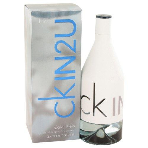 CALVIN KLEIN M-2457 CKIN2U 3.4 oz EDT Spray Men CKIN2U has notes of pomelo leaves, cacao bean, ja