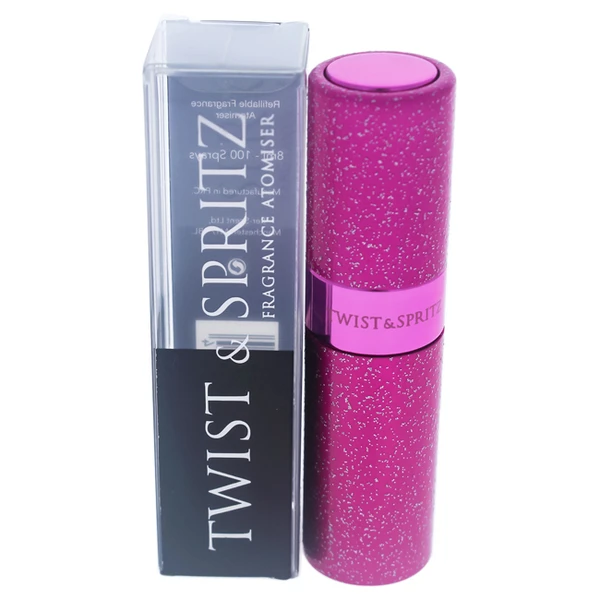 Twist and Spritz Atomiser - Hot Pink Glitter