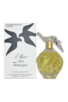 L'AIR DU TEMPS W-T-1098 NINA RICCI by NINA RICCI 3.4 OZ EAU DE TOILETTE SPRAY WOMEN TESTER 1948