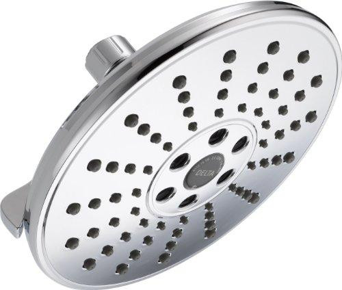 Delta 52688 Faucet Universal Showering Components with 3 Setting H2OKinetic Transitional Rain Can Showerhead, Chrome