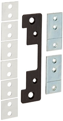 H.E.S. 501A613 H.E.S. Stainless Steel 501A Faceplate for 5000 Series Electric Strikes for Aluminum Frames Includes Universal Mounting Tabs, Bronze Toned Finish