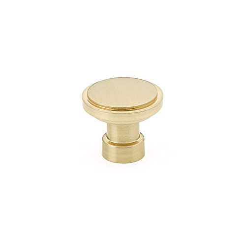 Emtek 86698US4 Haydon Cabinet Knob 1-3/4" Dimension, Satin Brass