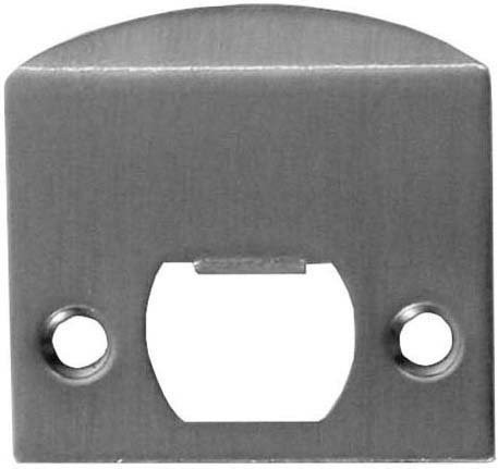 Emtek 86086US7 86086 Solid Brass Extended Lip Strike with Screw Set, French Antique