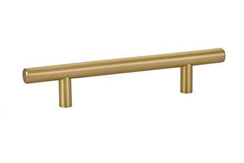 Emtek 86364US4 Cabinet Bar Pull 86364 Satin Brass (10" C-C/12.5" Overall)