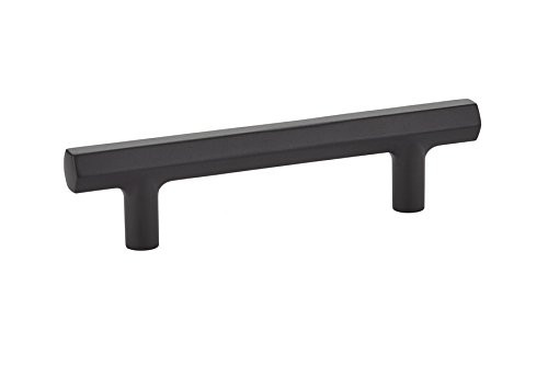 Emtek 86459US19 86459 Urban Modern Mod Hex Pull Flat Black (3.5" Centers)
