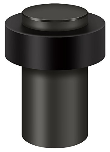 Deltana UFB7500U26 Round Universal Floor Bumper 3", Solid Brass (Oil-rubbed Bronze)