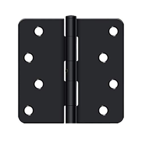 Deltana S44R4N1B  - Steel Hinge 4 X 4 X 1/4 R NRP US1B