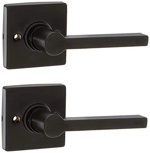 SCHLAGE J10SOL622COL Lock Company Solstice Lever, Matte Black