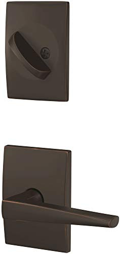 SCHLAGE FC59ELR716CEN  Custom Eller Single Cylinder Sectional Interior Pack with Century Rose - Exterior Handleset Sold Separately