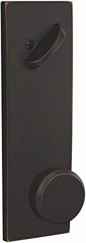 SCHLAGE FCT59BWE716CEN  Custom Bowery Single Cylinder Full Plate Interior Pack with Century Trim