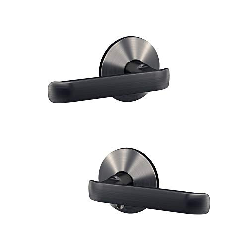 SCHLAGE FC21CYB619KIN  Custom Clybourn Passage & Privacy Door Lever Set with Kinsler Trim