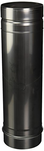 NORITZ VP4-12STRAIGHT 4-Inch Diameter by 12-Inch Straight Stainless Steel Single Wall Venting