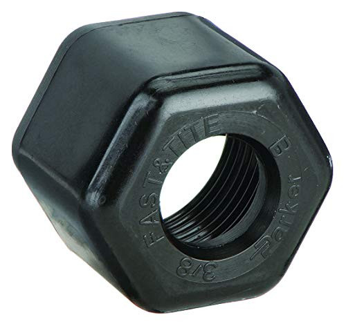 PARKER HANNIFIN /QUICK COUPLIN P4NS 1/4 TUBE NUT & SPACER SET BLK