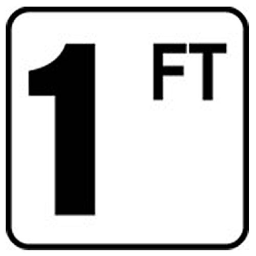 V620010 1FT VINYL NONSKID DEPTH TILE (STICK-ON)