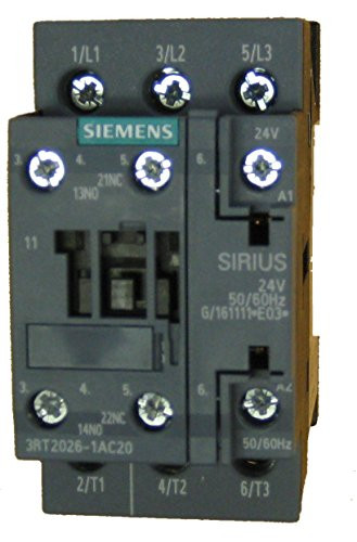 SIEMENS 3RT2026-1AC20 Industrial Controls 24V 25Amp 3P Contactor