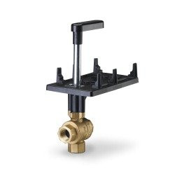 SIEMENS 599-10370 Building Technology "2""npt 40Cv 3W Ball Valve"