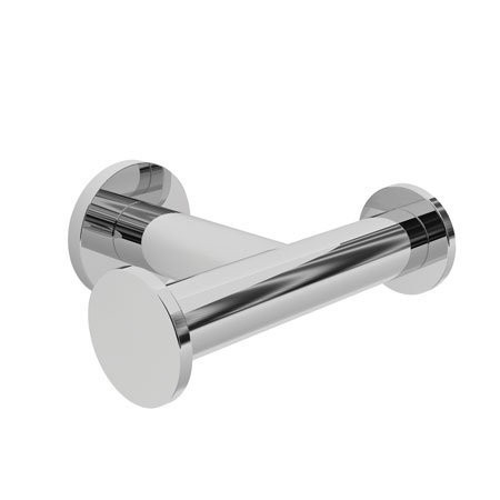 Ginger USA N36-13/04 Brass Keaton Double Robe Hook, Satin Brass