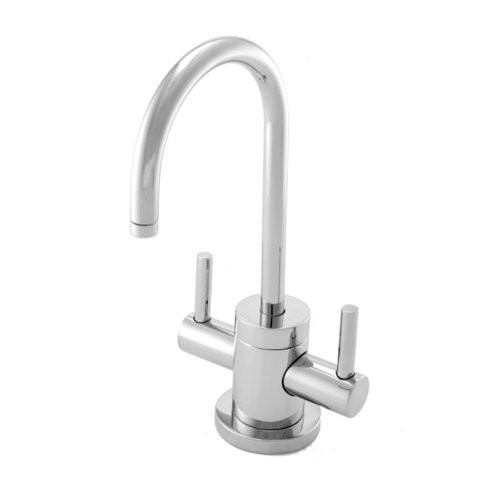 Ginger USA N106/26 Brass 106 Double Handle Hot / Cold Water Dispenser from the East Linear, Polished Chrome