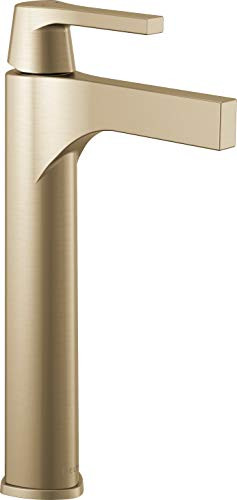 Delta D774CZDST Zura Single Handle Vessel Bathroom Faucet Champagne Bronze 774CZDST