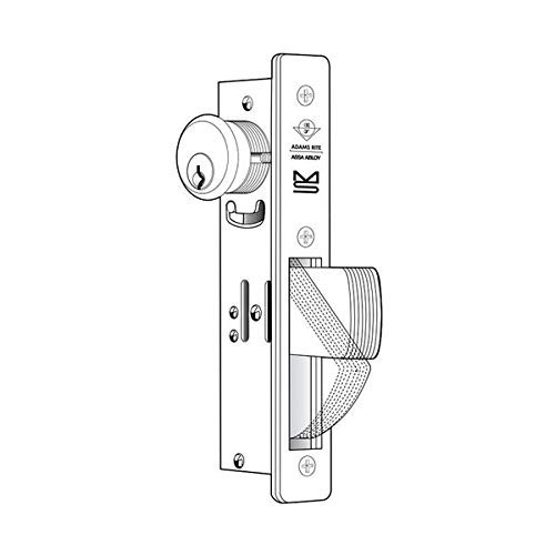 ADAMS RITE MS1850SN410628 MS1850SN-410-628 Aluminum Door Deadlocks, 9" Length