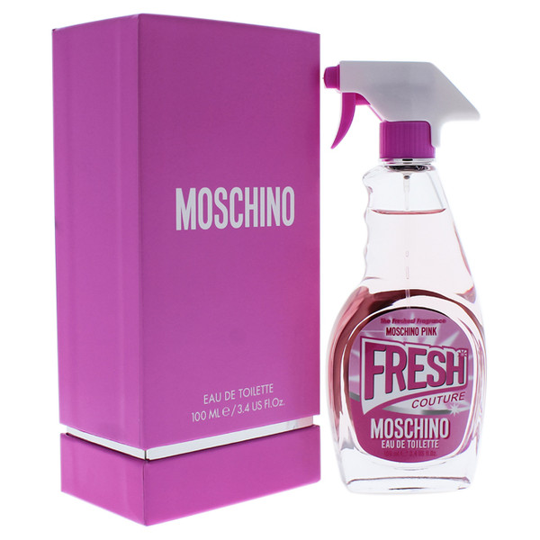 MOSCHINO I0087345 Fresh Pink For Women Eau de Toilette Spray 3.4oz / 100ml Launched in 2017