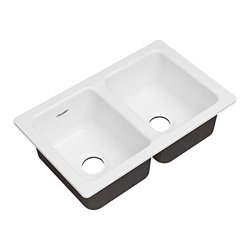 American Standard Delancey 30X19 Um Db Kitchen Sink Brilliant White 77DB30190308