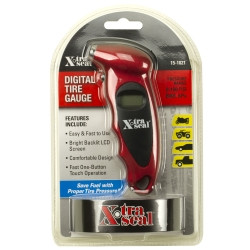 31 Incorportated XSL15-1021 DIGITAL TIRE GAUGE, RED
