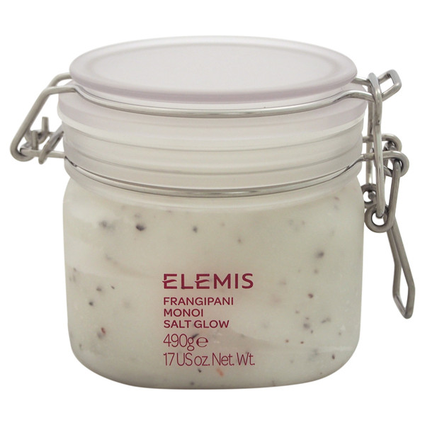 Elemis U-SC-3521 Frangipani Monoi Salt Glow, Skin Softening Salt Body Scrub, 17.0 fl. oz.