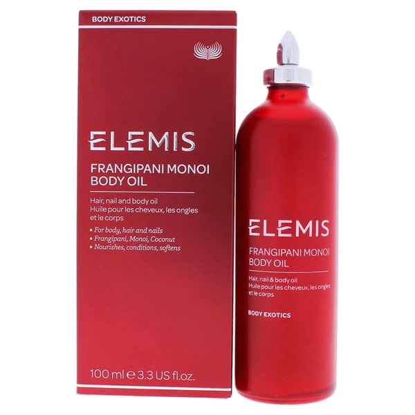 Elemis U-SC-3520 Frangipani Monoi Body Oil - Hair, Nail, and Body Oil, 3.3 fl. oz.