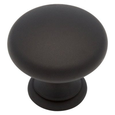 Liberty Hardware PN2001FBC Builders Program Mushroom Knob [Set of 4] Finish: Flat Black