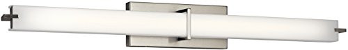 Kichler 36in. Linear LED Vanity Light Brushed Nickel 11147NILED